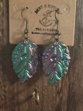 Chromatic Leaf Earrings
